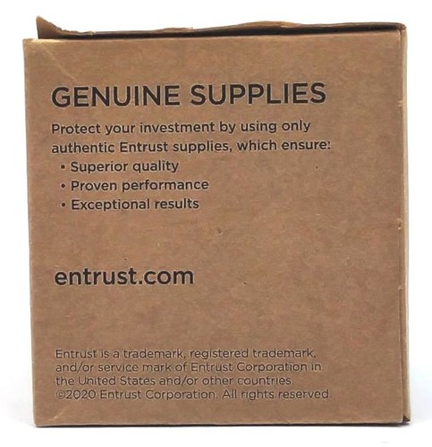 Entrust Sigma DS4 Monochrome Ribbon Cartridge Silver Metallic 525900-014 Genuine - 第 4/7 張圖片