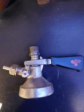 Micro Matic SK 184.03 GAS IN Sandkey Blue Handle Micro Brew Beer Keg Coupler Tap