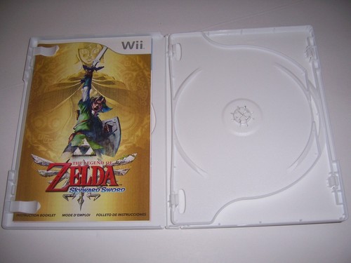Estuche en caja original Legend of Zelda Skyward Sword con manual e inserciones para Nintendo Wii - Imagen 2 de 3