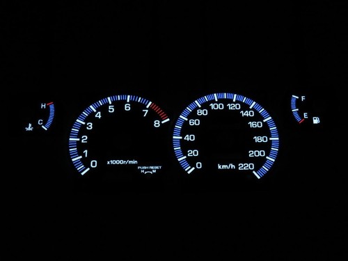 JDM Rare New in bag Nissan Silvia S14 240SX Zenki Dash Cluster Meter LED Kit EL - 第 7/8 張圖片
