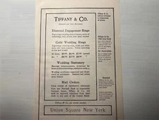 1902 Tiffany & Co. Union Square New York City NY Munsey's Magazine - RA3B3