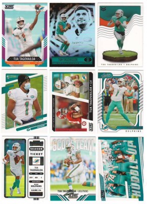x100 Tua Tagovailoa 2021-2023 Football Card lot/set Inserts Parallel Base Miami!