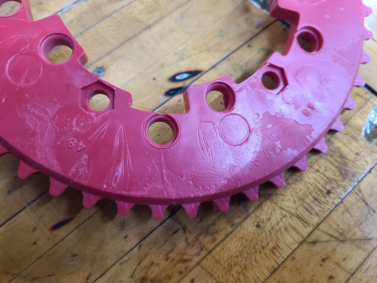 Vintage 1970's Old School BMX Addicks 48T Sprocket Chain Vintage 1970's Old School BMX Addicks 48T Sprocket Chain