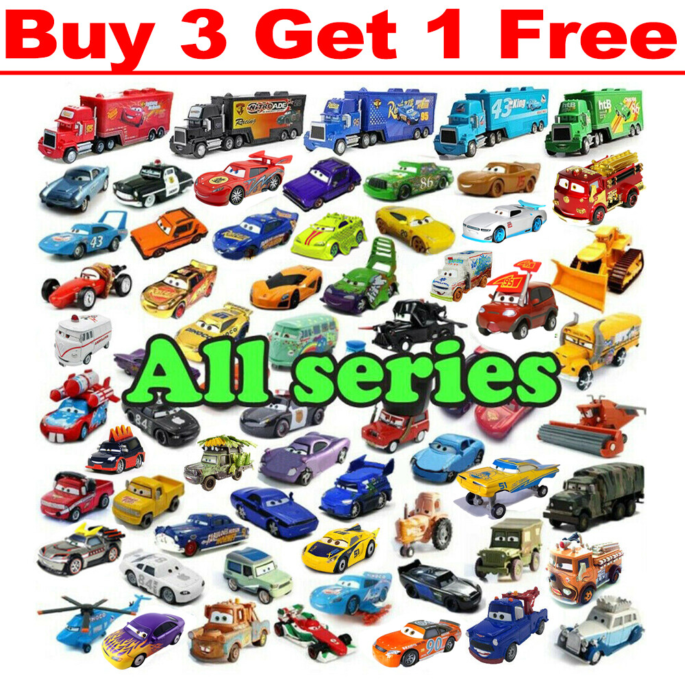 Disney Pixar Cars Lot Lightning McQueen 1:55 Diecast Model Toys Car Collect New