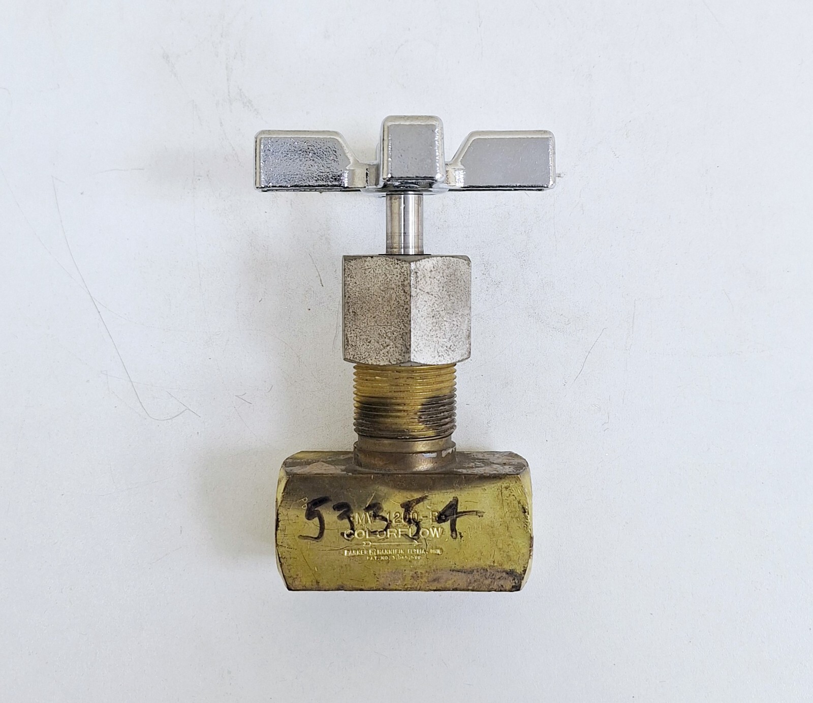 Parker MV-1200-B Colorflow ¾“ Brass Needle Valve