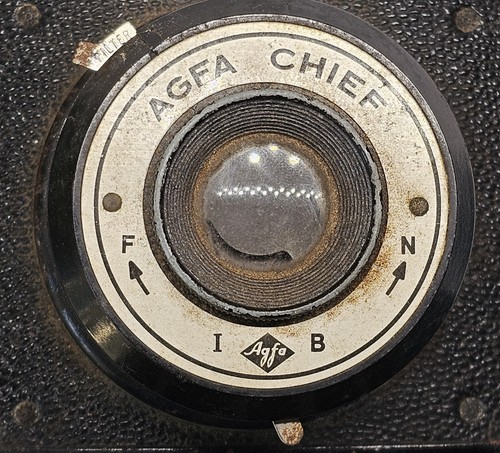 Cámara de fotos antigua AGFA "CHIEF" (de colección, ansco, coleccionable, Alemania, dreyfuss) - Imagen 4 de 6