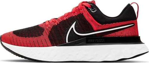 Nike React Infinity Run Flyknit 2 Bright Crimson Black