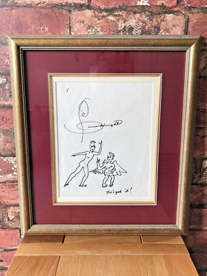 Fabelhafte Original Dame Laura Knight signierte & gerahmte Kunstwerk Tuscheskizze