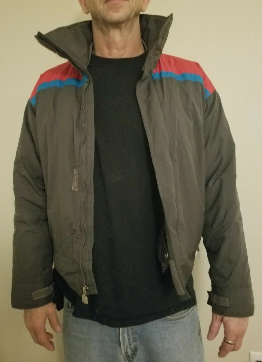 vintage White Stag Ski Wear Jacket Hollowfill gray Red Men s Extra Large Medium