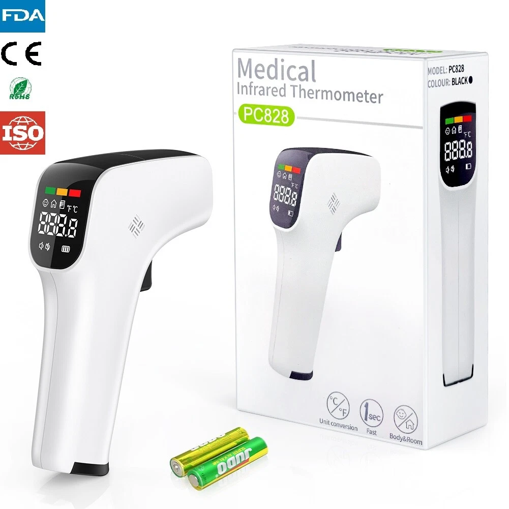 Digital Thermometer Forehead And Ear Infrared Non-contact Temperature ✅