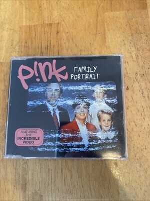 P!NK Family Portrait EU Import 3 Track/1 Video Enhanced CD 2001 BMG/Arista Issue
