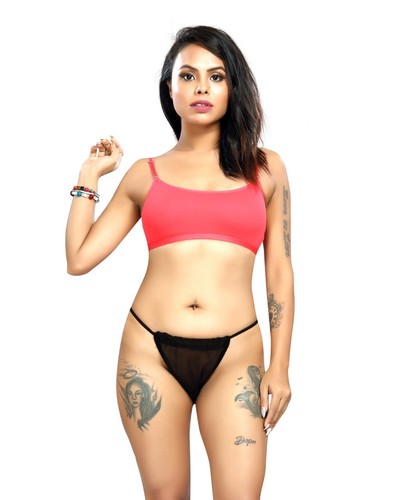 Damen Georgette Tanga Unterwäsche Paket Damen Sexy G-String Slips (1/3er Pack) - Bild 24 von 26