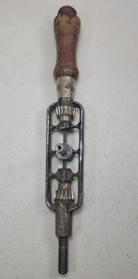 VINTAGE MILLERS FALLS NO 2A EGG BEATER HAND DRILL MAIN BODY & PARTS GEARS FRAME