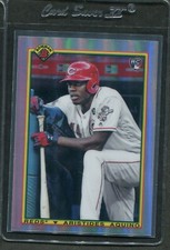 2020 Bowman 1990 Bowman Refractor Aristides Aquino RC #90B-AA Reds