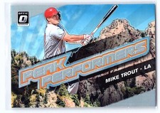 2019 Donruss Optic #PP-12 Mike Trout Peak Performers Holo