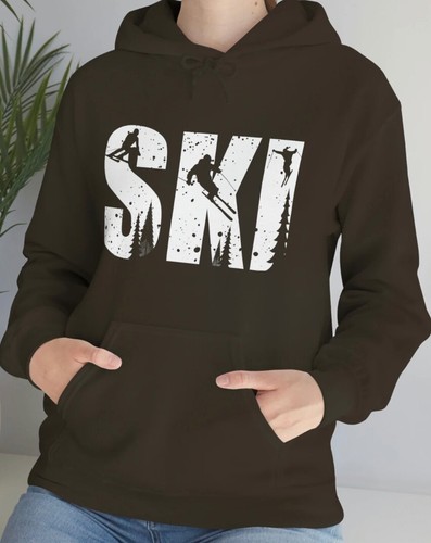 SKI hooded sweatshirt youth large
