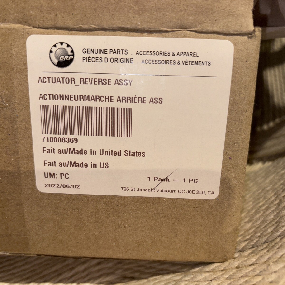 Can-Am OEM Part 710008369 Reverse Actuator Ass'y for sale Can-Am OEM Part 710008369 Reverse Actuator Ass'y for sale