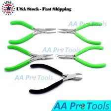 5-PIECES PLIER SET JEWELRY MAKING BEADING WIRE WRAPPING BEADING MINI PLIERS SET