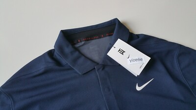 New Nike Dri-Fit Tiger Woods TW Pique Golf Polo Shirt