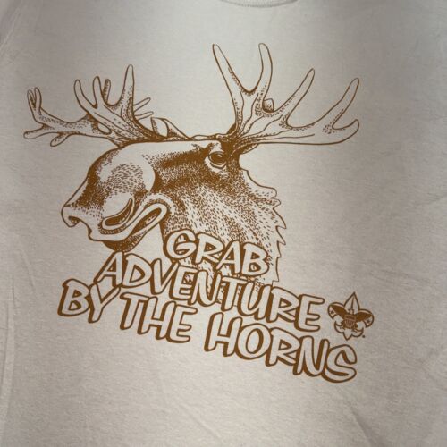 Camisa Adulto MEDIANA BOY SCOUTS OF AMERICA Logo BSA y Aventura Cita Camiseta *Defecto - Imagen 2 de 8