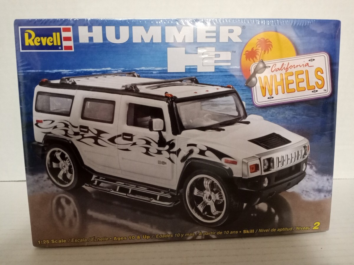 自動車 Revell HUMMER H2 Revell Hummer H2 Model Kit 1:25 Scale Skill 2 New Sealed Box