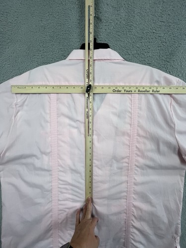 Omega Italy Guayabera Shirt Mens 4X Pink Short Sleeve Cuban Beach Wedding - Picture 15 of 20