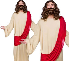 Jesus Religious Outfit Fancy Dress Costume God Holy Biblical Gents