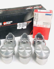 Sealed Power Flat Top Pistons6cast Rings 1963-1970 Chevy 230 6-cylinder 060