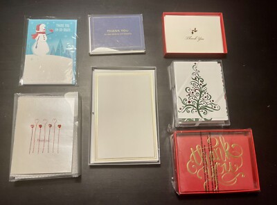 LOT OF 70 ASSORTED Thank You And Blank Cards PAPYRUS  CRANE HALMARK