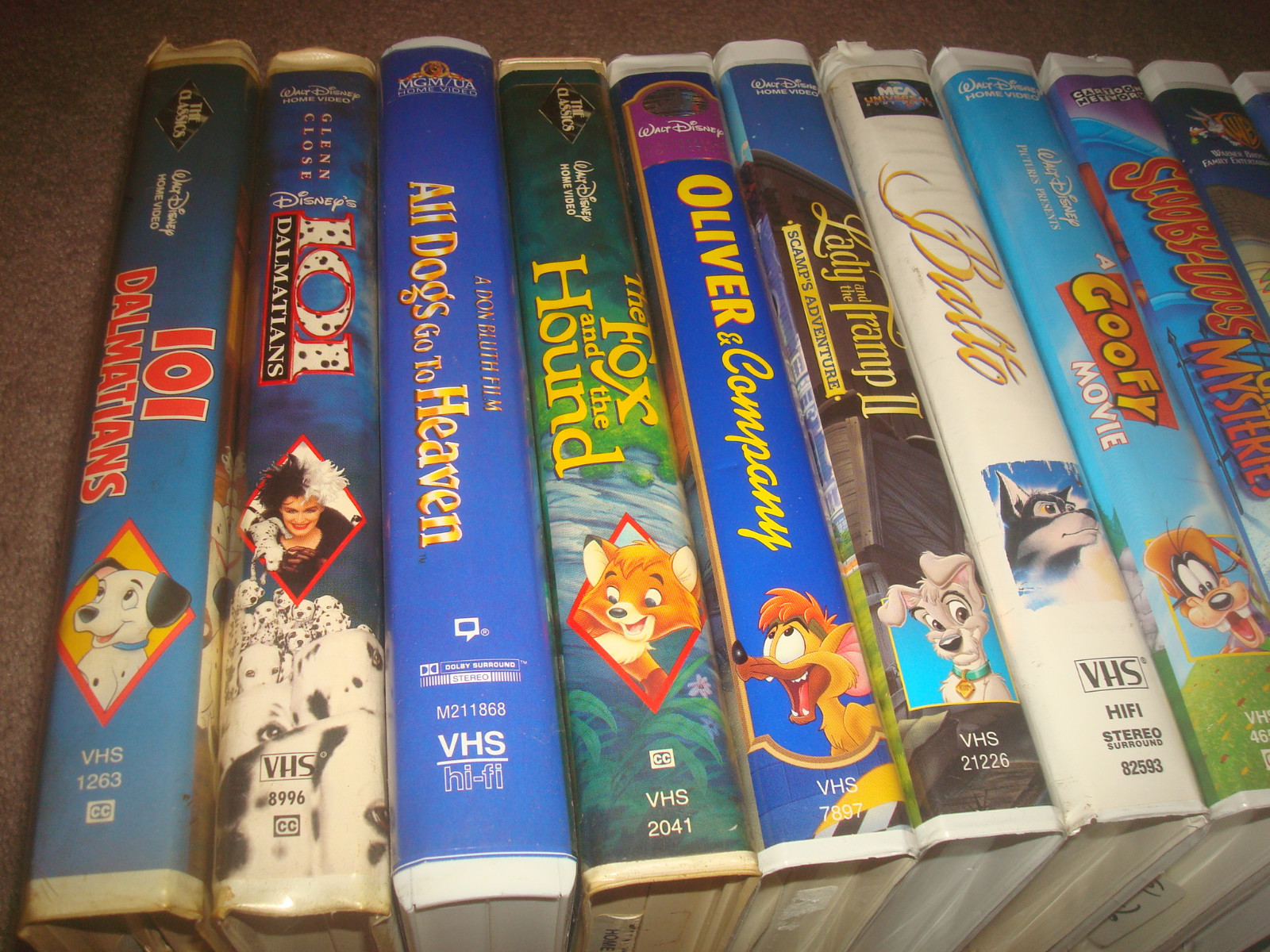 Dog Movie VHS LOT Kids Cartoon Animated | Grelly USA