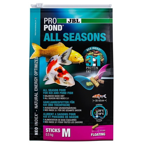 JBL Propond All Seasons M 0,5kg Mangime Per Tutto L'Anno F Taglia Media Koi & - Picture 2 of 3