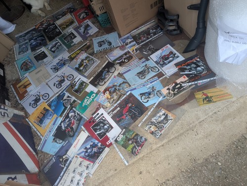 40+ Folletos de venta de motocicletas Deaker GS1000 RGV250 GS1100 Bandit LOTE DE TRABAJO RAD