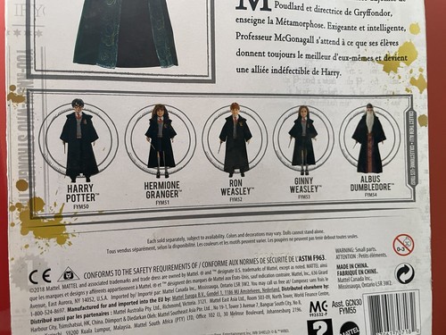 NUEVO Harry Potter Mundo Mágico Minerva McGonagall Muñeca Directora Adjunta - Imagen 9 de 9