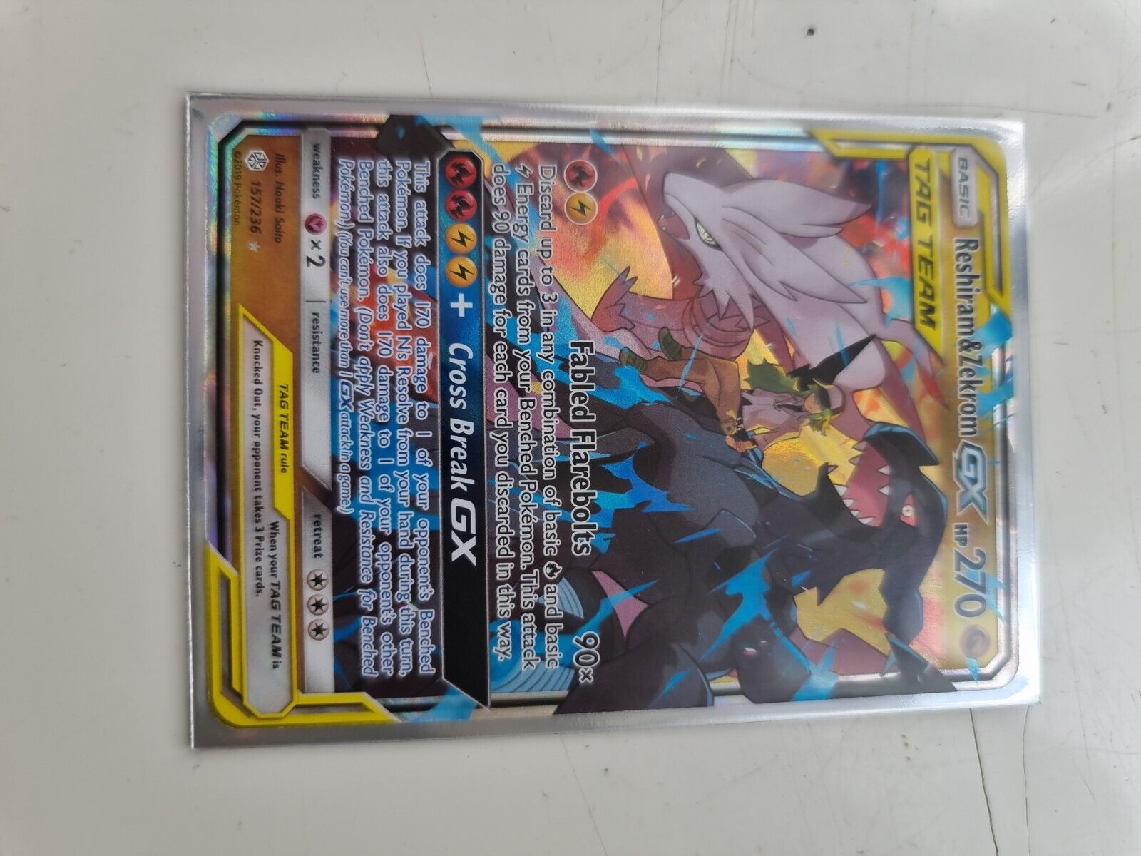 Reshiram & Zekrom GX 157/236 For Sale - MAVIN