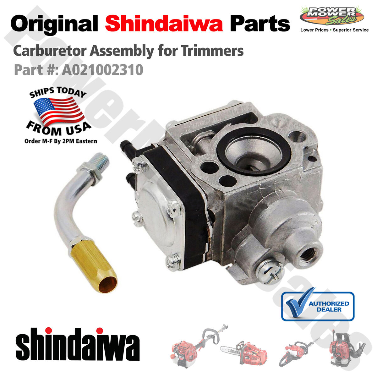 Genuine OEM Shindaiwa Carburetor Assembly for Trimmers, C260 Genuine OEM Shindaiwa Carburetor Assembly for Trimmers, C260