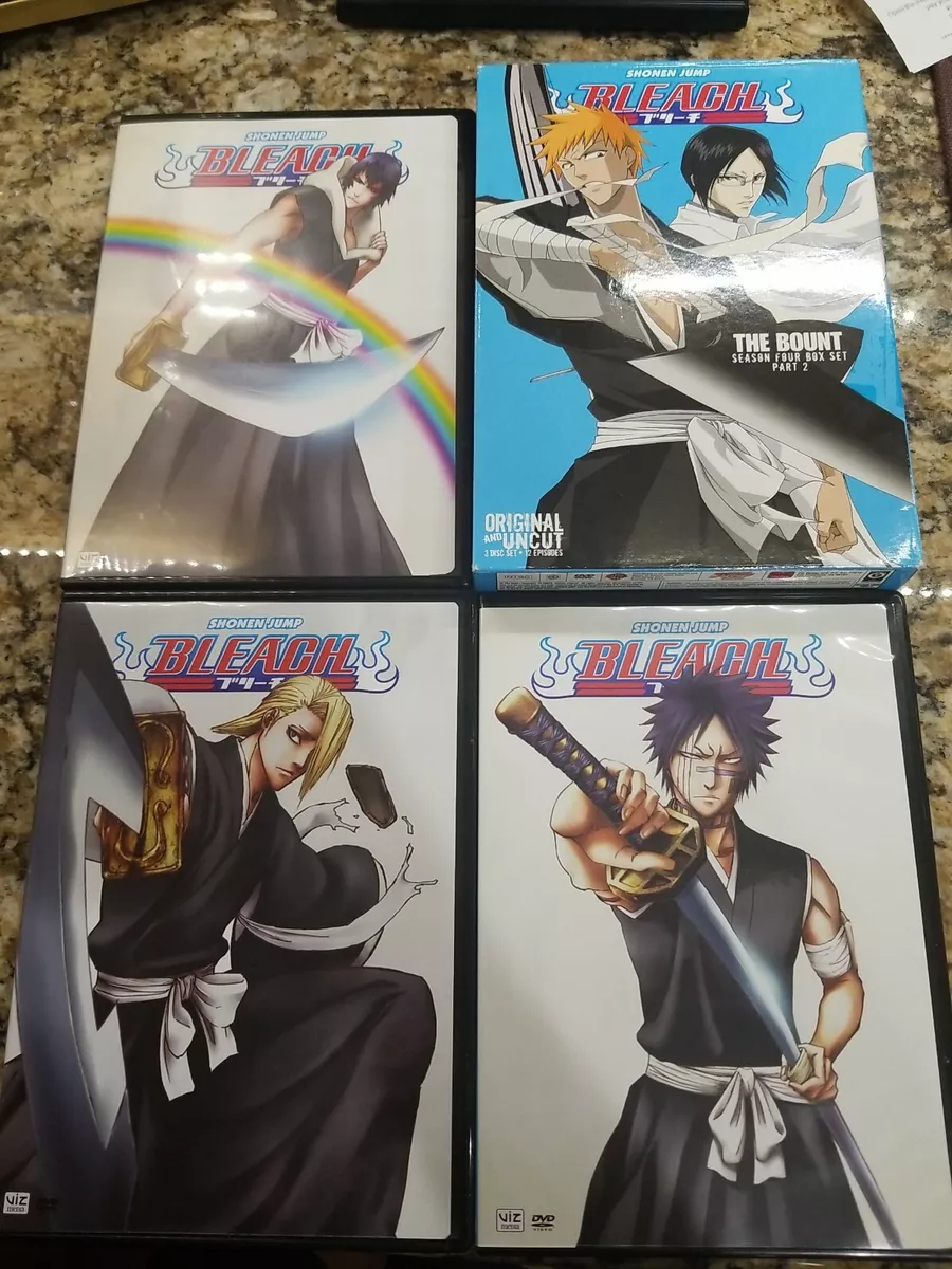  Bleach Uncut Box Set: Season 4, Part 2 - The Bount [DVD] :  Bleach: Movies & TV