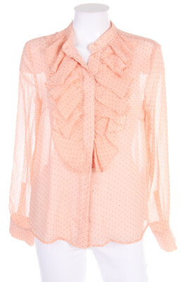 H&M Blouse Frills Volants D 36 apricot