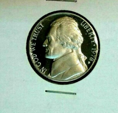 1978 - S Proof Jefferson  Nickel  Full Steps Gem Proof  Nice  Coin