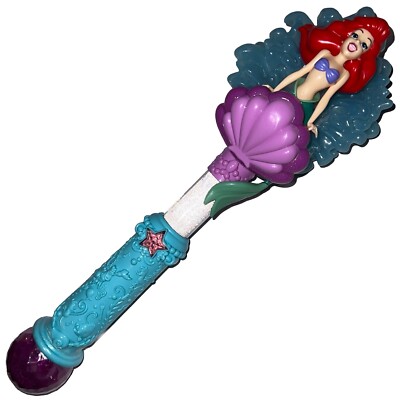 Disney Parks Little Mermaid Ariel Bubble Wand Blower Lights Sounds