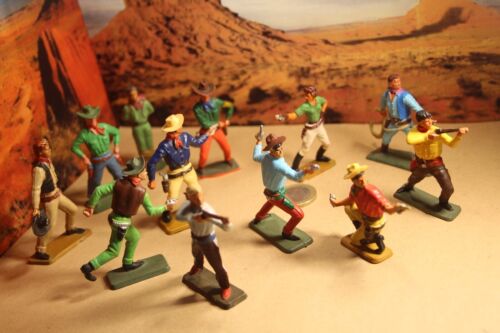 1/32 LOT#5 DE 12 COW BOYS MARQUE STARLUX FRANCE