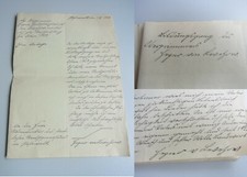 Heyno von Levetzow (1907-1943): Handwritten CV Pasewalk 1928