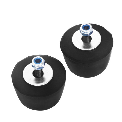 2 PCS Black Rubber Bumper Cushion Hood Bump Stop Fits 1987-2016 Jeep Wrangler JK - Picture 3 of 3