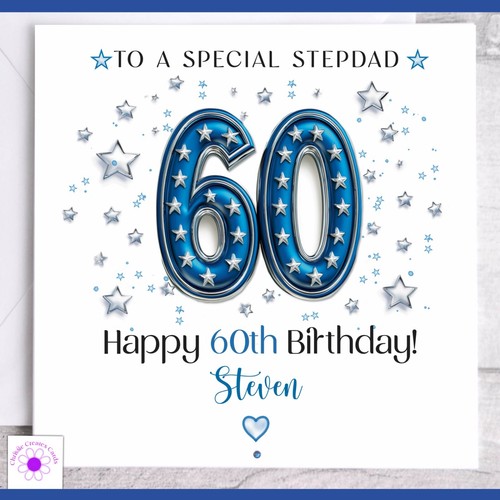 Personalised 60th Birthday Card Husband Nephew Brother Dad Uncle Male - Picture 25 of 28