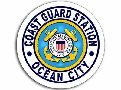 8cm Autoaufkleber Sticker Decal Laptop Uscg Coast Guard Station Ocean City F3234