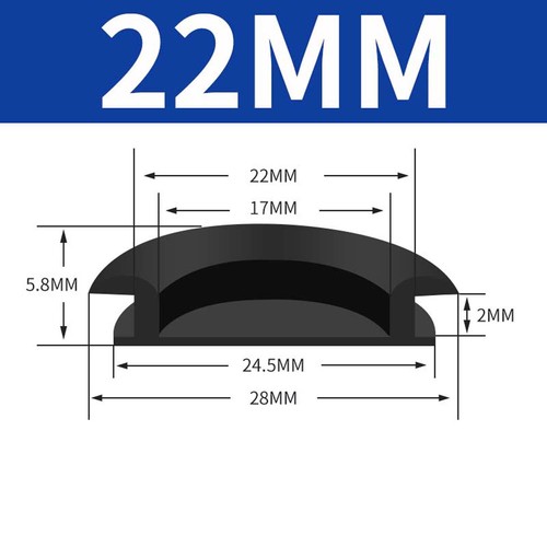 14mm-150mm Blanking Grommets Rubber Grommet Closed Gromet Blind Plug Bung Bungs - Picture 13 of 27