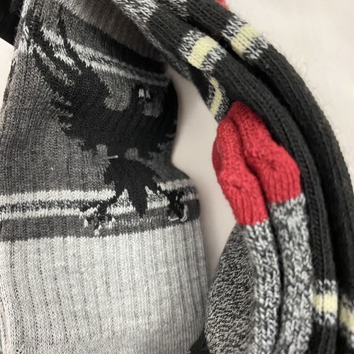 Men's Game of Thrones Targaryen 2pk Athletic Crew Socks - Black 6-12 NEW - Picture 8 of 8