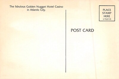 Golden Nugget Hotel & Casino Interior View Atlantic City,NJ Vtg