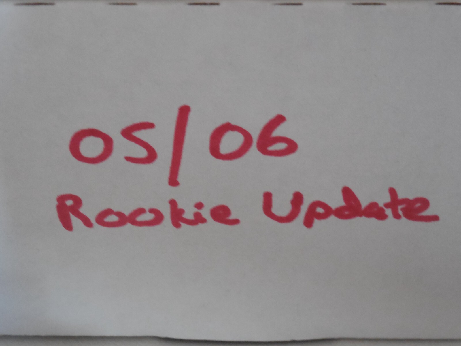 2005/2006 Upper Deck Rookie Update Hockey U PICK