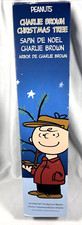 BOXED PEANUTS CHARLIE BROWN CHRISTMAS TREE 24  TALL WITH LINUS' BLANKET