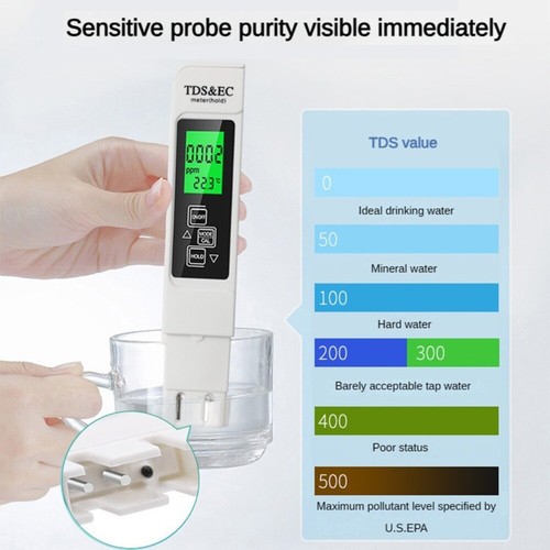 Digitalanzeige TDS-Messgerät 3-in-1 PPM-Messgerät Schwimmbad - Bild 10 von 13